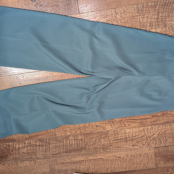 ZARA Teal Straight Leg Trousers - Picture 2 of 5